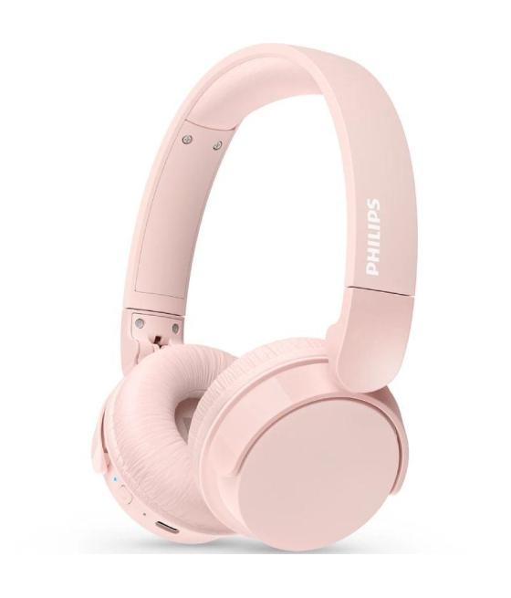 Auriculares inalámbricos philips tah4209pk/ con micrófono/ bluetooth/ rosas