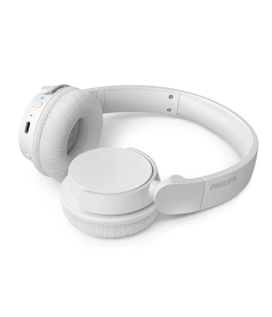 Auriculares inalámbricos philips tah4209wt/ con micrófono/ bluetooth/ blancos