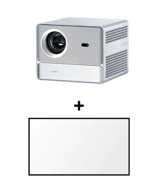 Proyector portátil wanbo davinci 1 pro/ 600 lúmenes/ full hd/ hdmi/ wifi/ plata