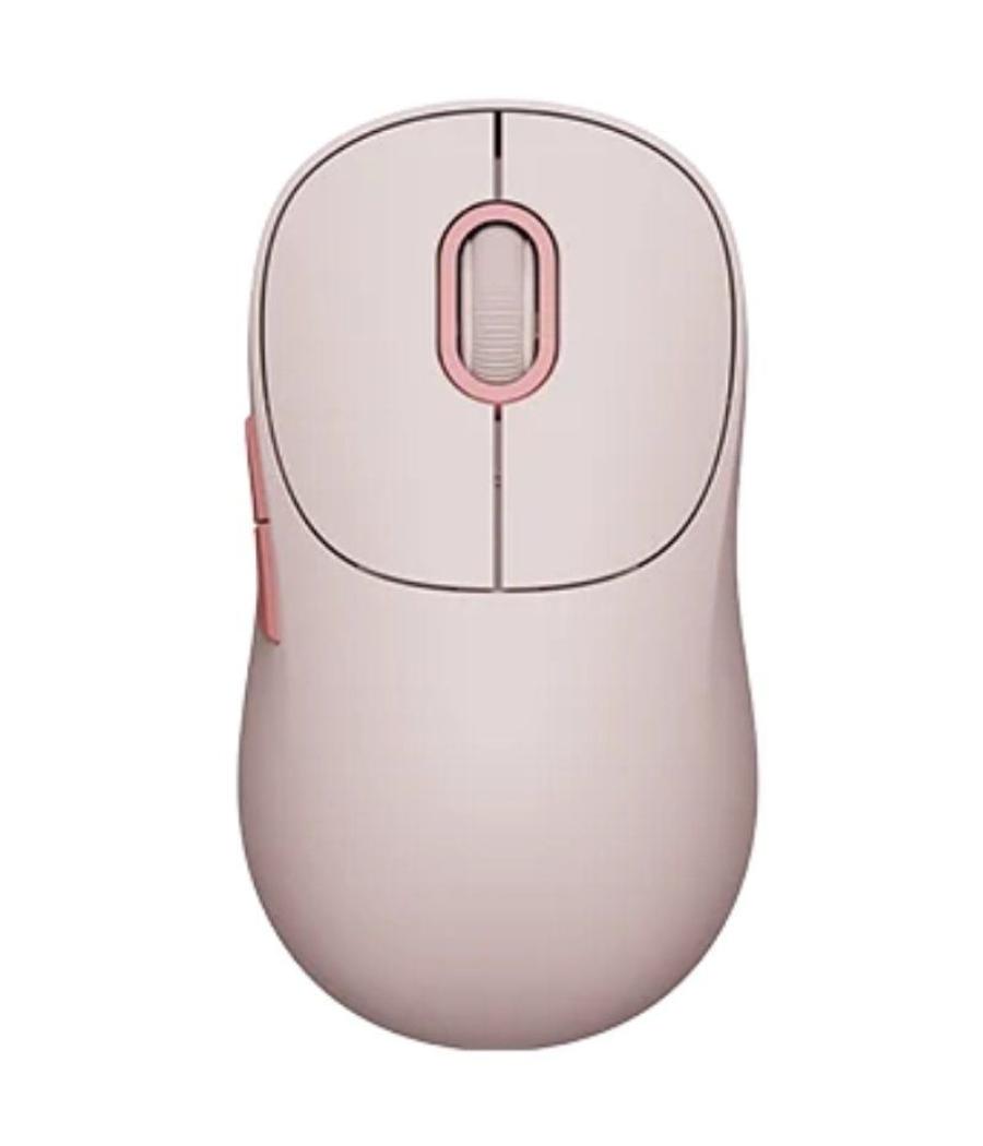 Ratón inalámbrico xiaomi wireless mouse 3/ hasta 1200 dpi/ rosa