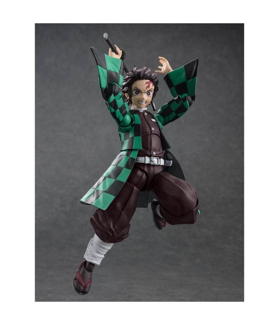 Figura tamashii nations sh figuarts demon slayer kimetsu no yaiba tanjiro kamado 14cm