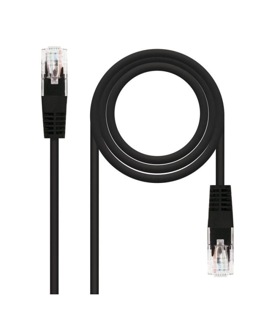 Cable de red rj45 utp nanocable 10.20.0100-bk cat.5e/ 50cm/ negro