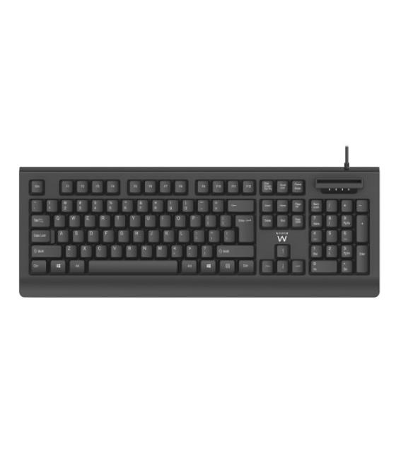 Ewent ew3286 teclado universal usb qwerty español negro