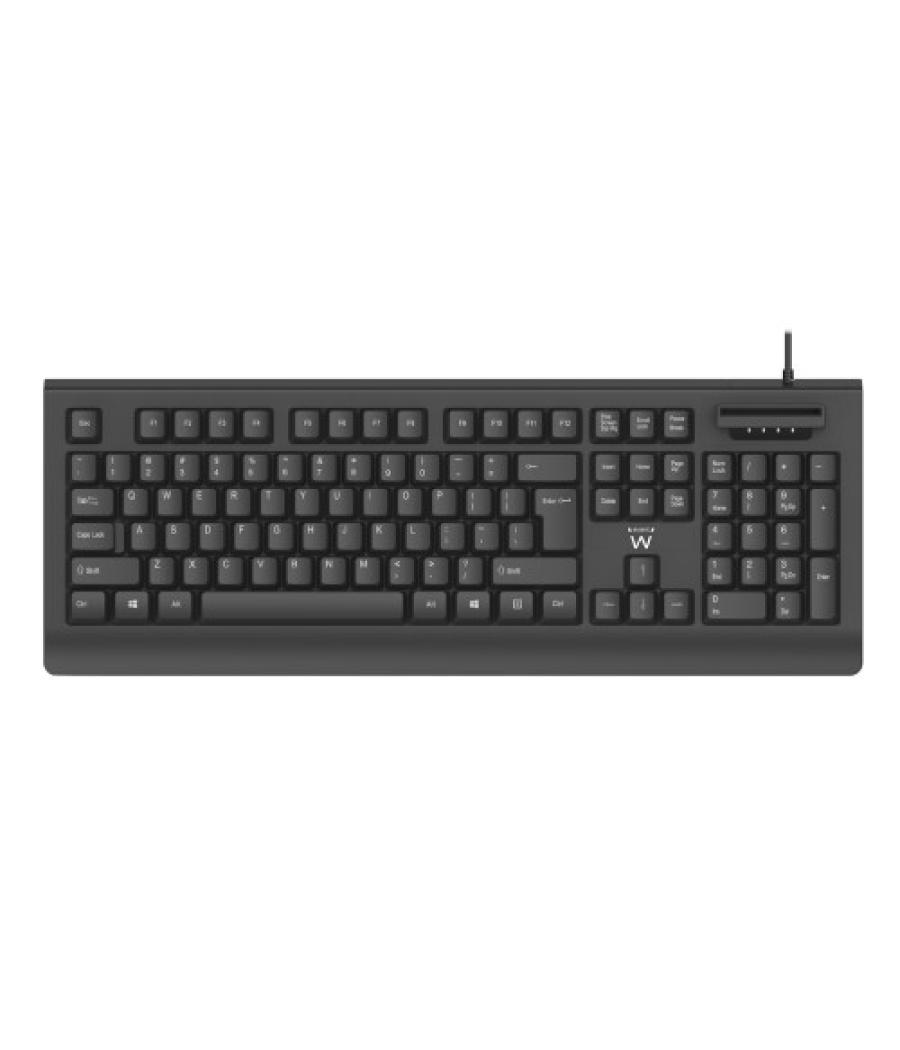 Ewent ew3286 teclado universal usb qwerty español negro