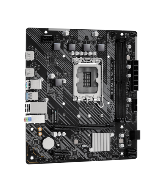 Asrock h610m-h2/m.2 d5 intel h610 lga 1700 micro atx