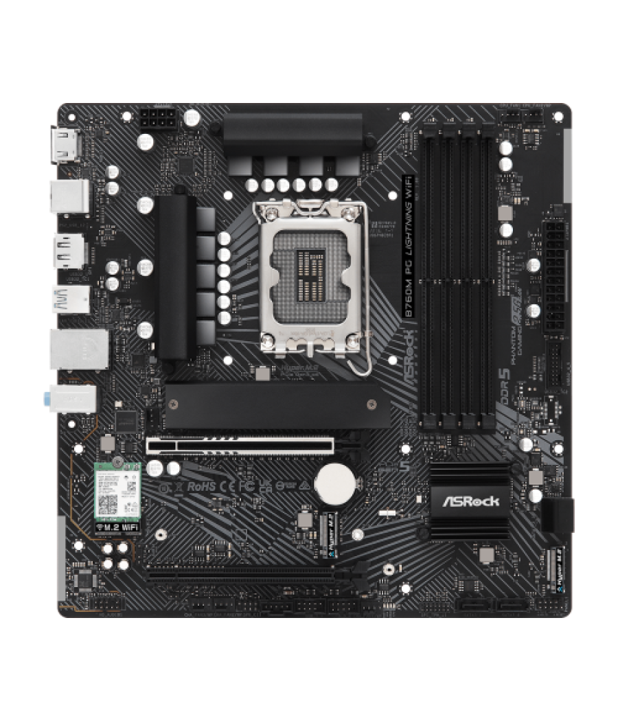 Asrock b760m pg lightning wifi intel b760 lga 1700 micro atx