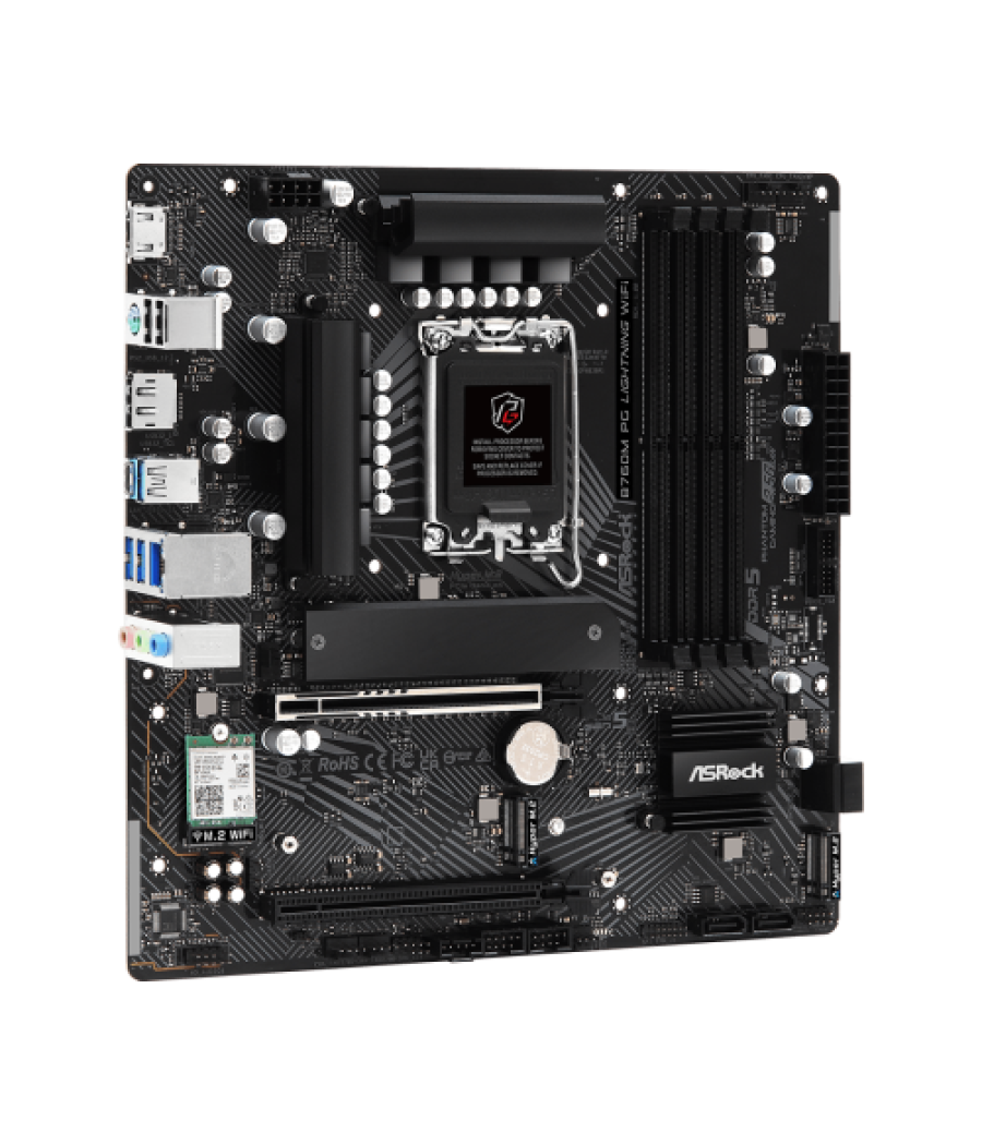 Asrock b760m pg lightning wifi intel b760 lga 1700 micro atx