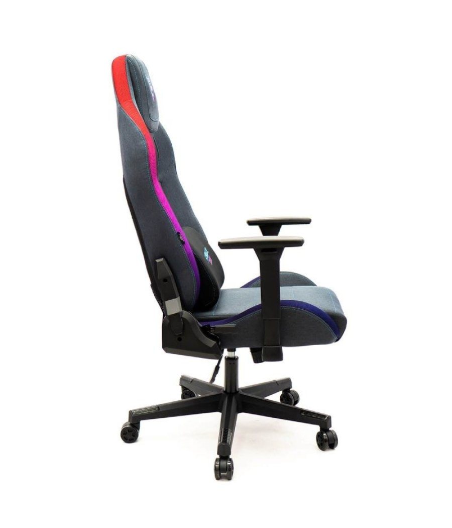 Silla gaming woxter stinger station elite/ luces led/ azul y rosa