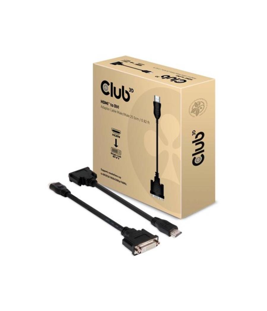 Adaptador pasivo hdmi a dvi-d club3d m/h