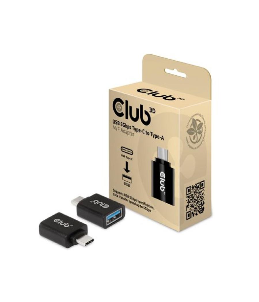 Adaptador usb-c 3.1 a usb-a 3.0 club3d m/h