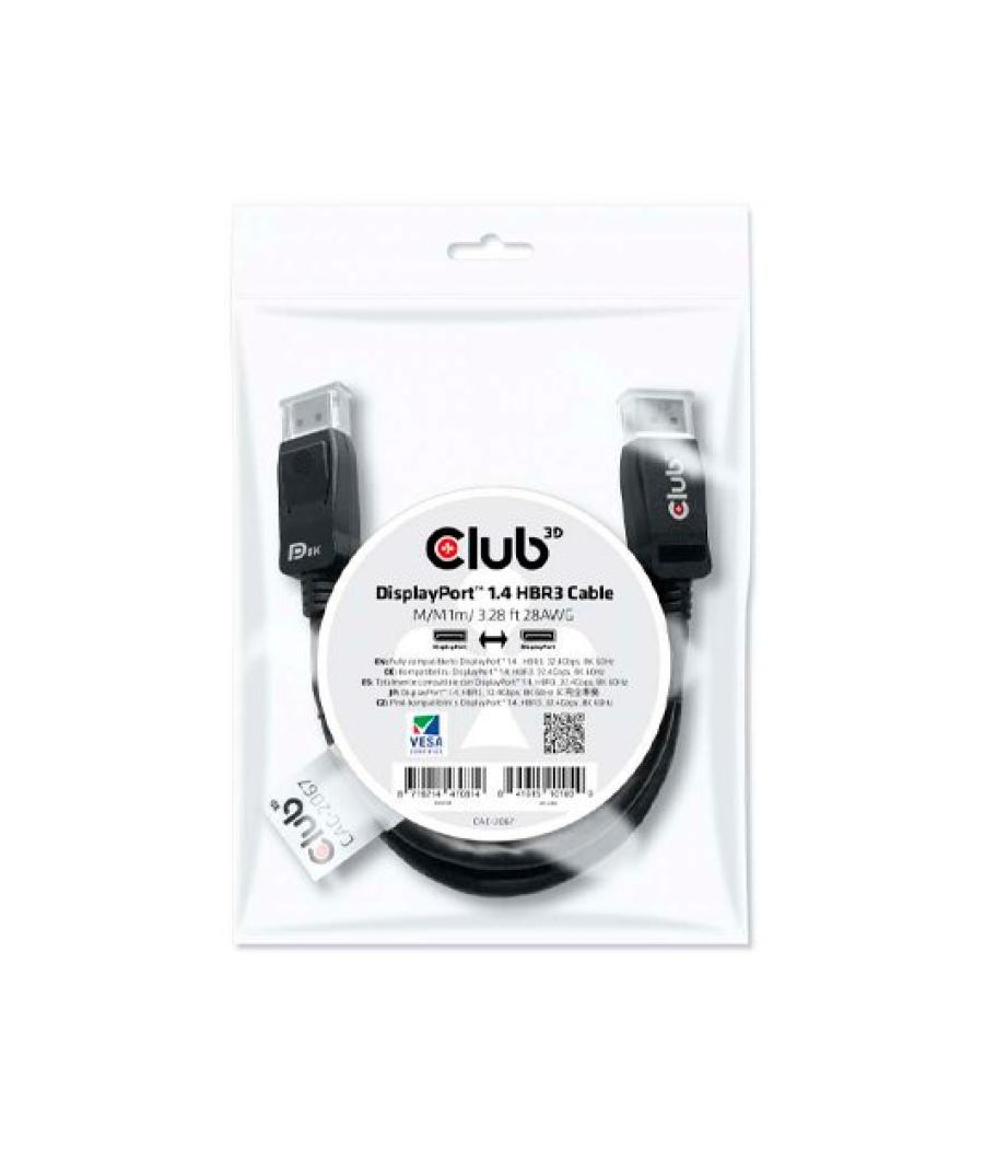 Cable club3d displayport 1.4