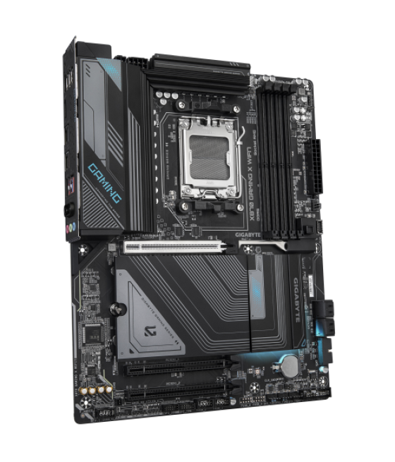 Gigabyte placa base x870 gaming x wifi7 - compatible con cpus amd ryzen 9000, 16+2+2 fases vrm, hasta 8000mhz ddr5 (oc), 1xpcie 