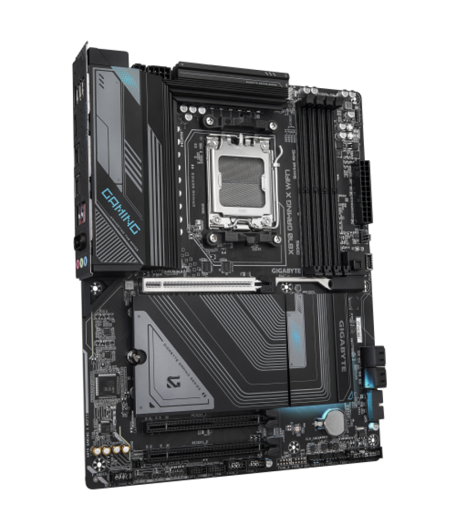 Gigabyte placa base x870 gaming x wifi7 - compatible con cpus amd ryzen 9000, 16+2+2 fases vrm, hasta 8000mhz ddr5 (oc), 1xpcie 