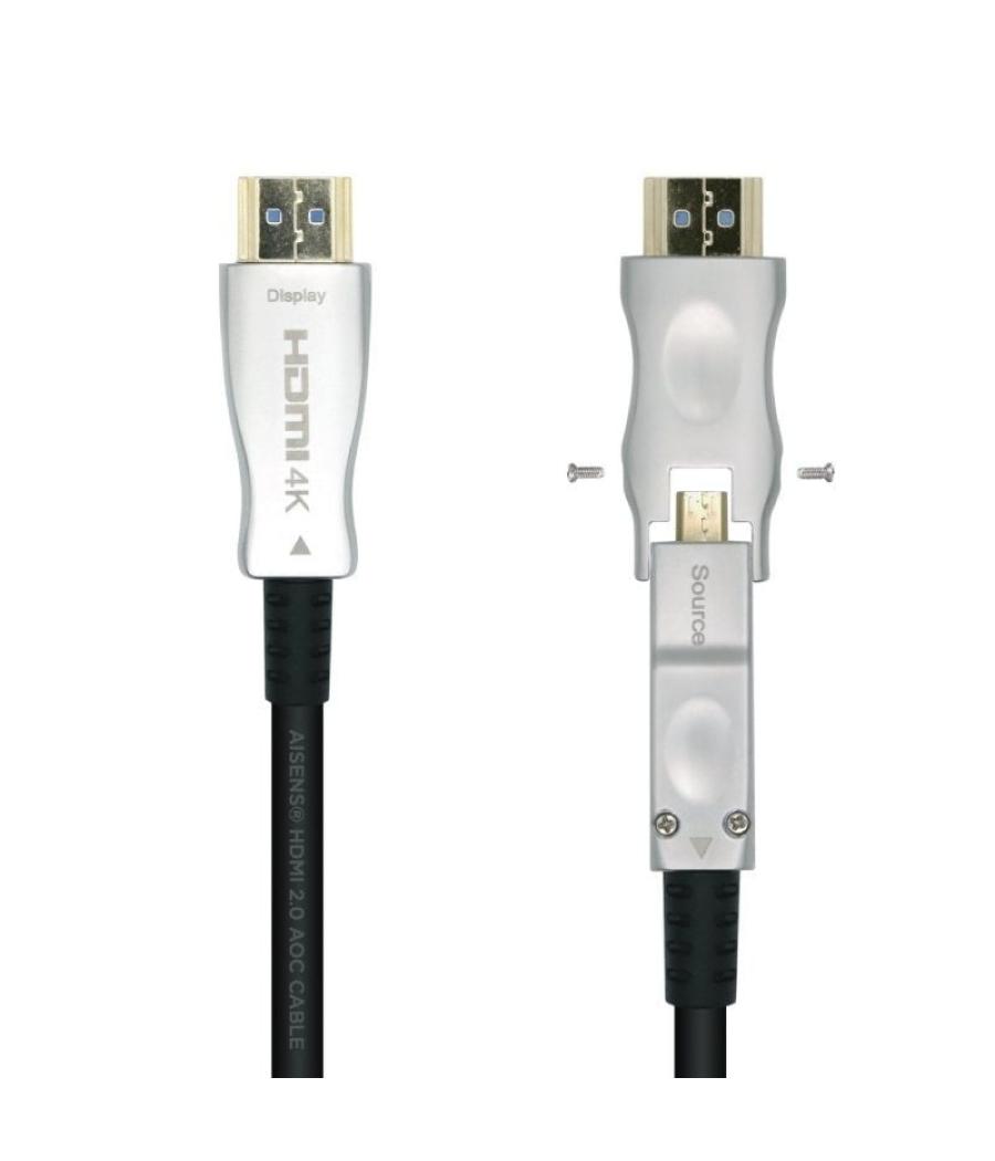 Cable hdmi 2.0 aoc 4k desmontable aisens a148-0514/ hdmi macho / d macho - hdmi macho/ 50m/ negro