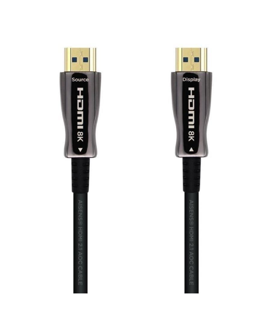 Cable hdmi 2.1 aoc 8k aisens a153-0523/ hdmi macho - hdmi macho/ 70m/ negro