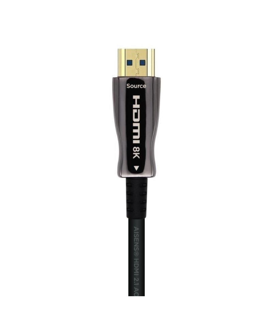 Cable hdmi 2.1 aoc 8k aisens a153-0523/ hdmi macho - hdmi macho/ 70m/ negro