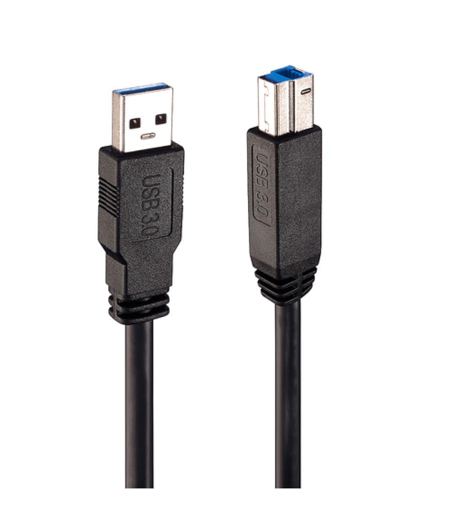 Lindy 43098 cable USB 10 m USB 3.2 Gen 1 (3.1 Gen 1) USB A USB B Negro