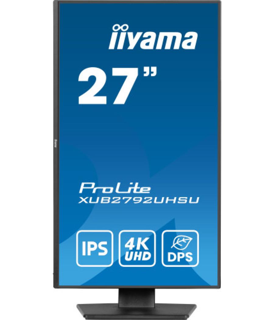 Iiyama prolite xub2792uhsu-b6 pantalla para pc 68,6 cm (27") 3840 x 2160 pixeles 4k ultra hd led negro