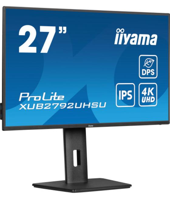 Iiyama prolite xub2792uhsu-b6 pantalla para pc 68,6 cm (27") 3840 x 2160 pixeles 4k ultra hd led negro