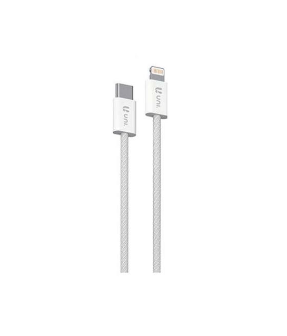 Cable unico usb tipo(c) a lightning 30w 1m pvc