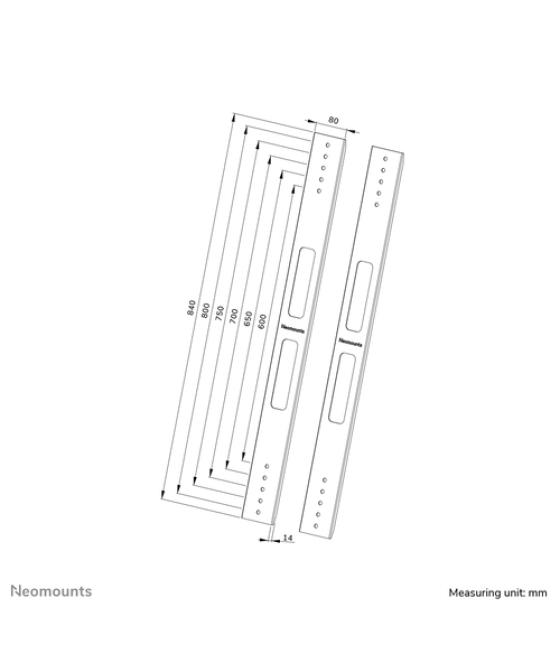 Neomounts kit de extensión VESA