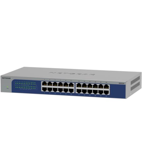 NETGEAR GS524-300EUS switch No administrado Gigabit Ethernet (10/100/1000) Gris