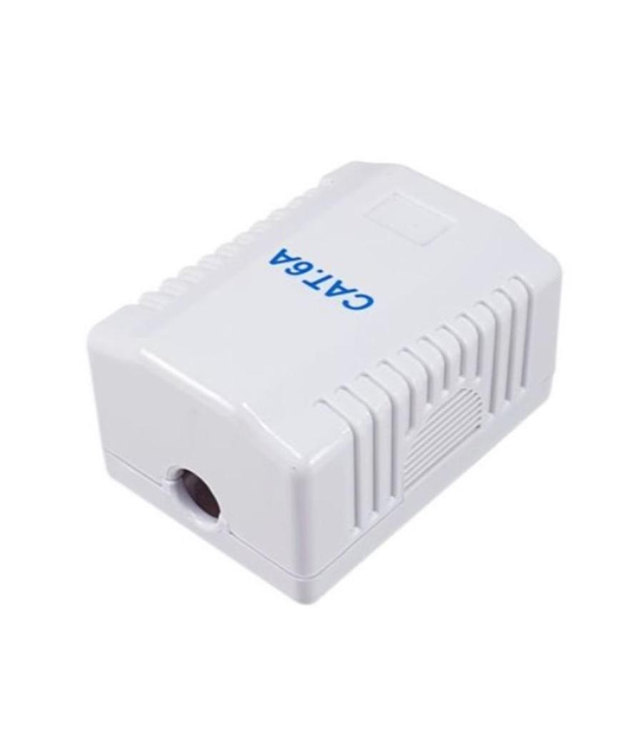 Roseta de superficie equip cat 6a 1 puerto hembra rj45