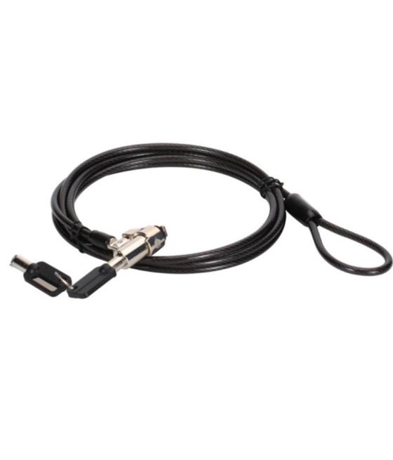 Cable seguridad para portatiles 1.8m conceptronic por llave