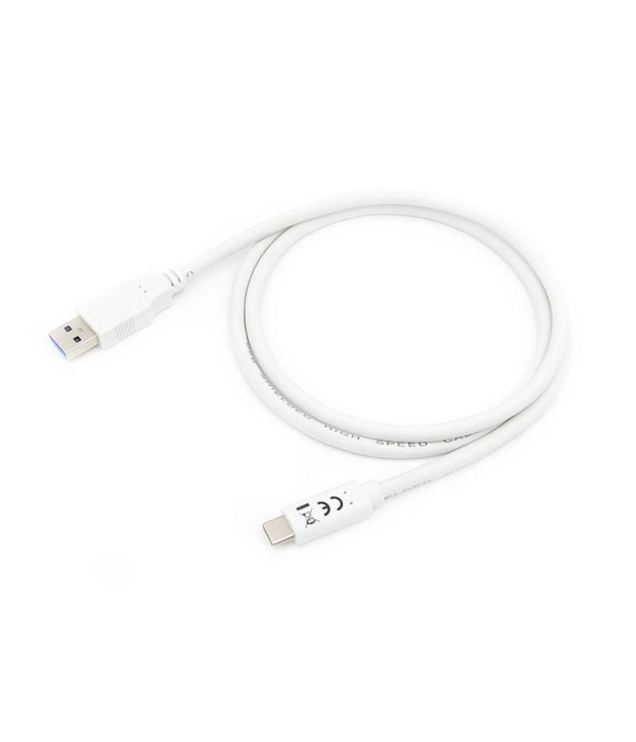 Cable usb tipo c a usb 3.2 equip macho - macho 1m blanco