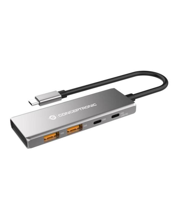 Hub usb tipo c conceptronic hubbies15g 4 puertos