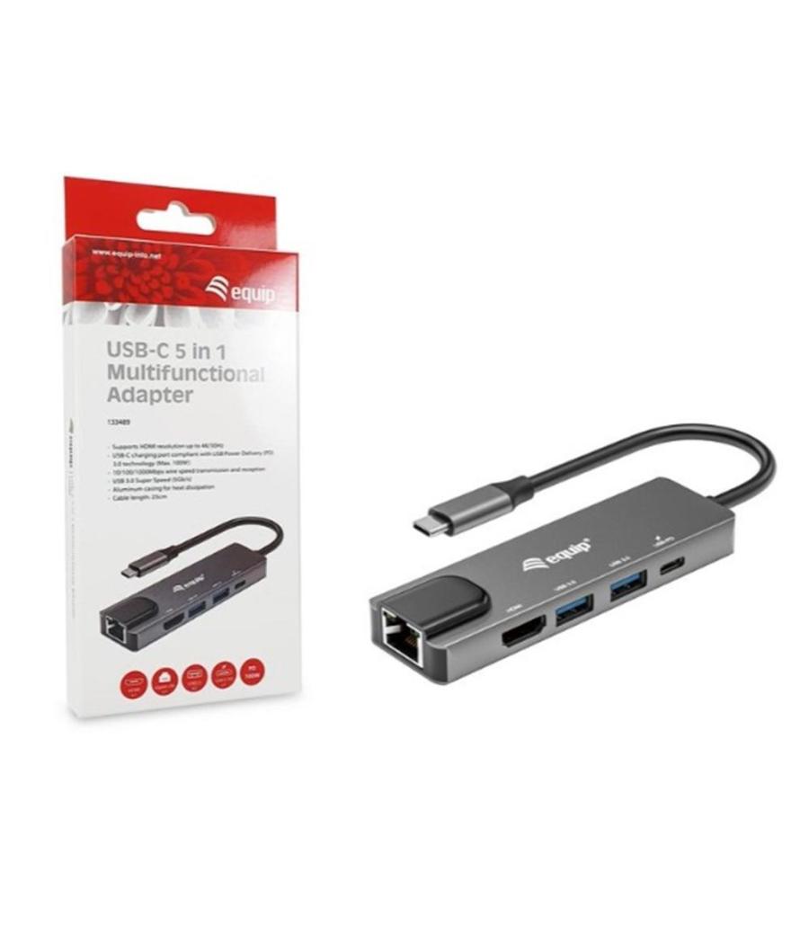 Docking station equip usb tipo c 5 en 1