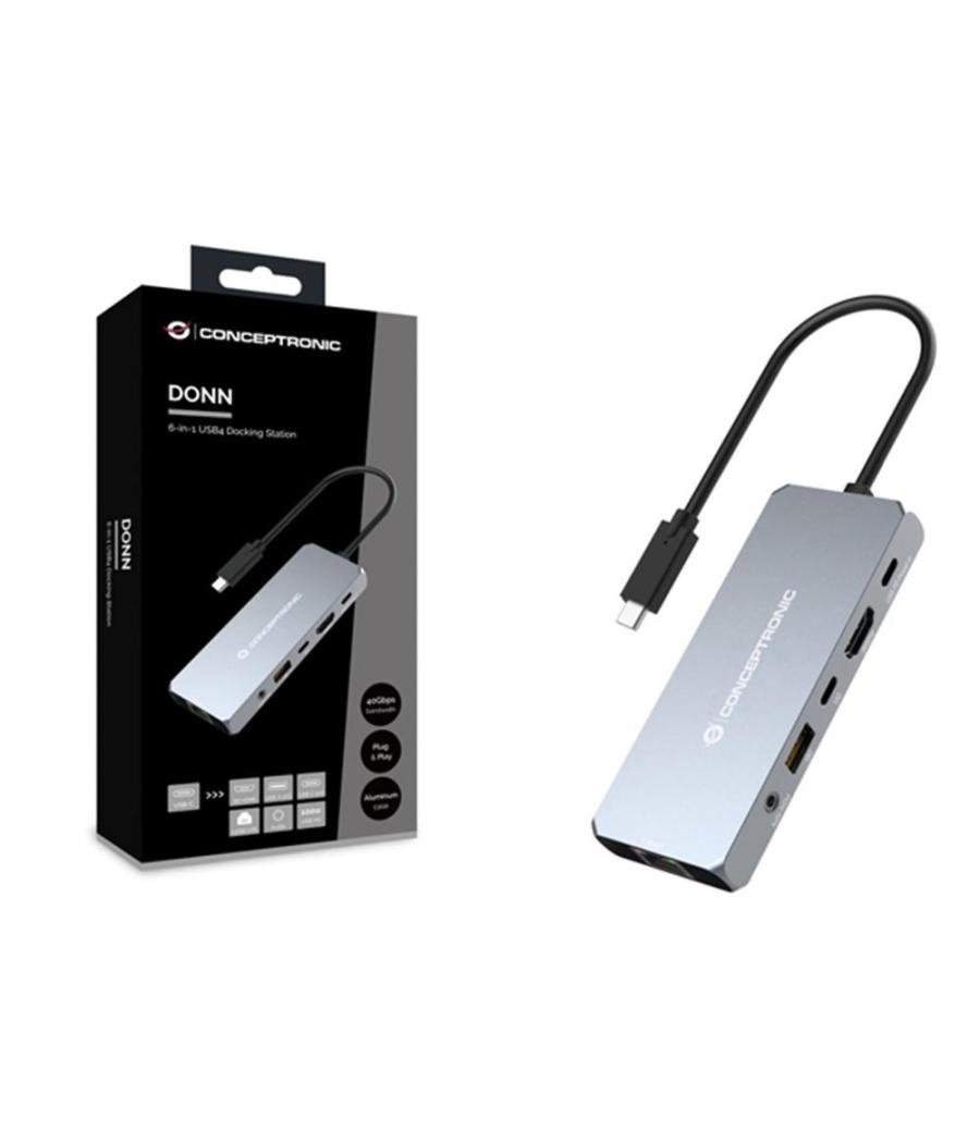 Docking station conceptronic usb tipo c 6 en 1