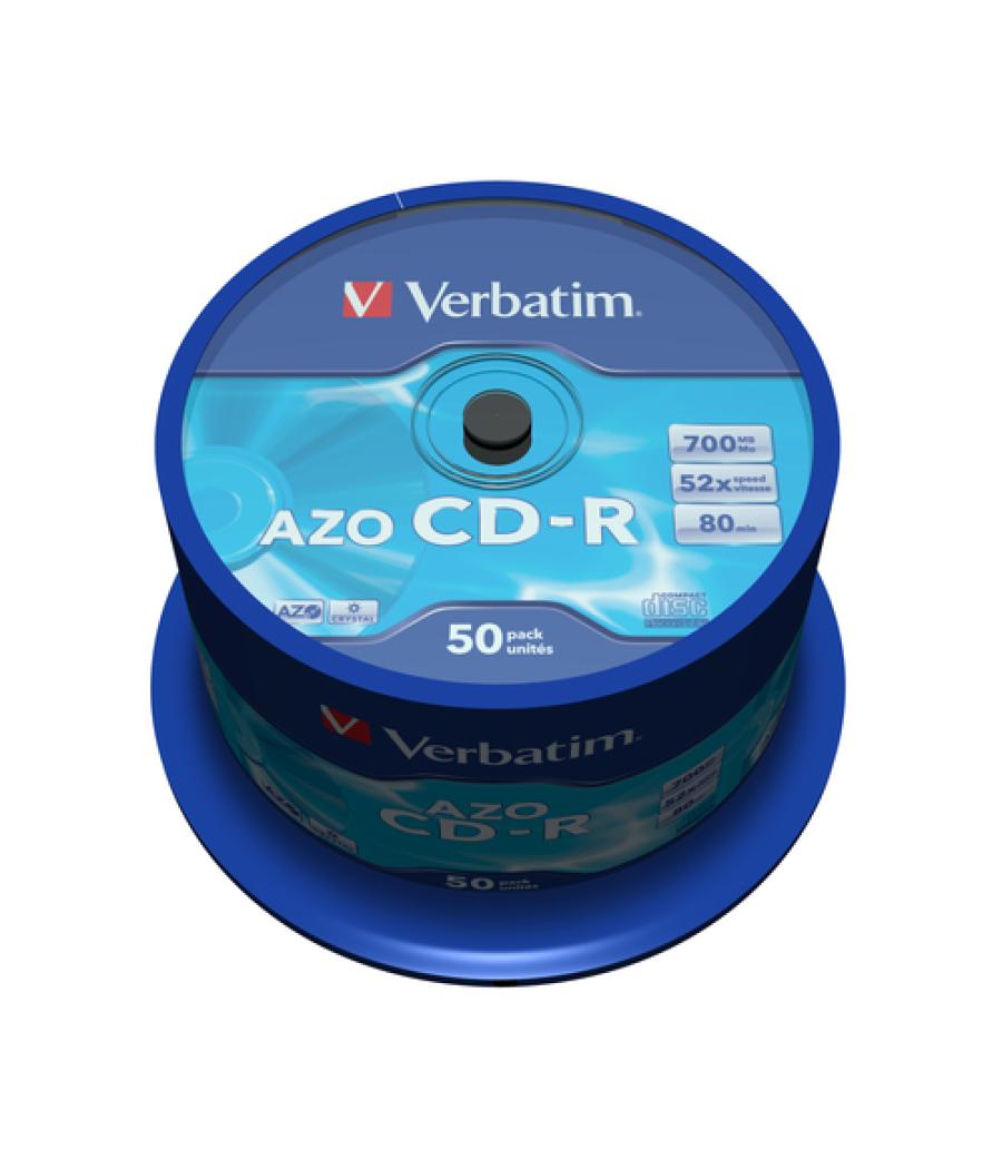 Verbatim CD-R AZO Crystal 700 MB 50 pieza(s)