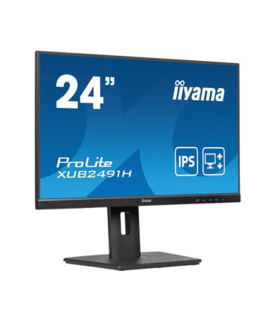 Monitor iiyama 24", panel ips, 100hz, hdmi, display ports. (no altavoces). regulable.