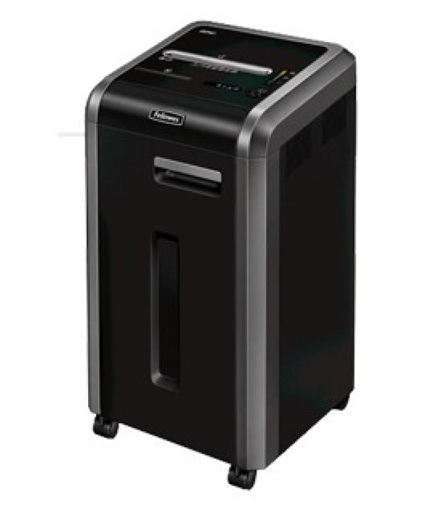 Fellowes 225i triturador de papel Corte en tiras 24 cm Negro