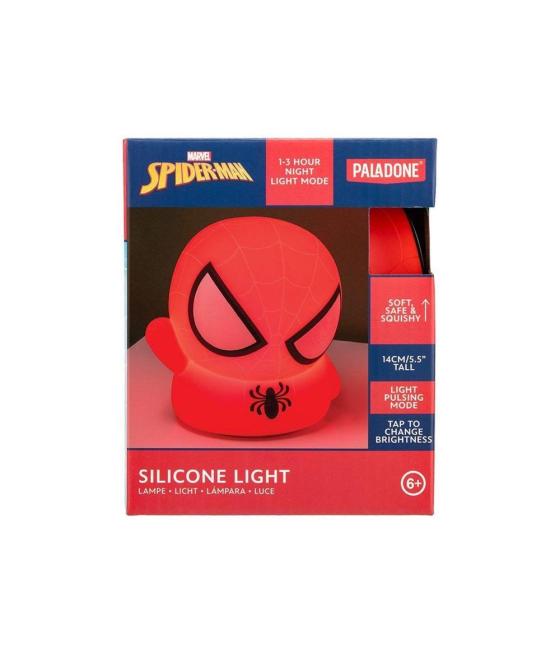 Lámpara de silicona 3d paladone marvel spiderman