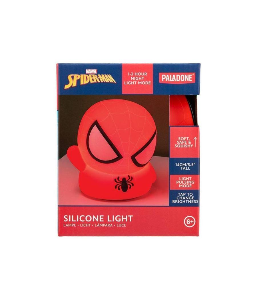 Lámpara de silicona 3d paladone marvel spiderman