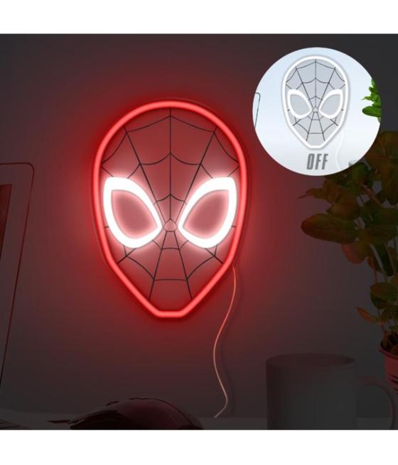 Lámpara de pared paladone spiderman luz led neon