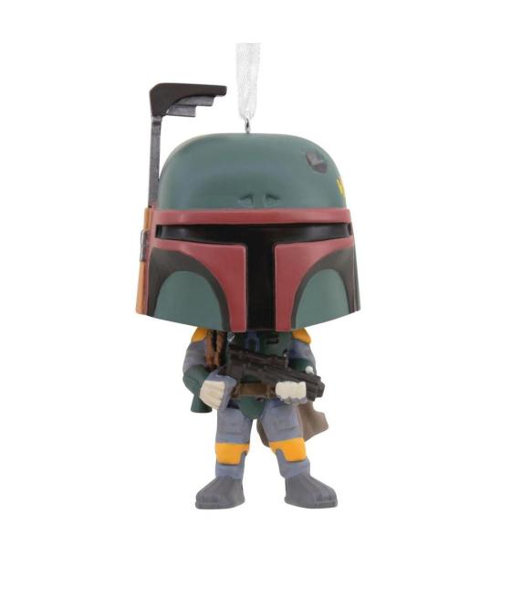 Adorno de navidad funko star wars boba fett figura de resina