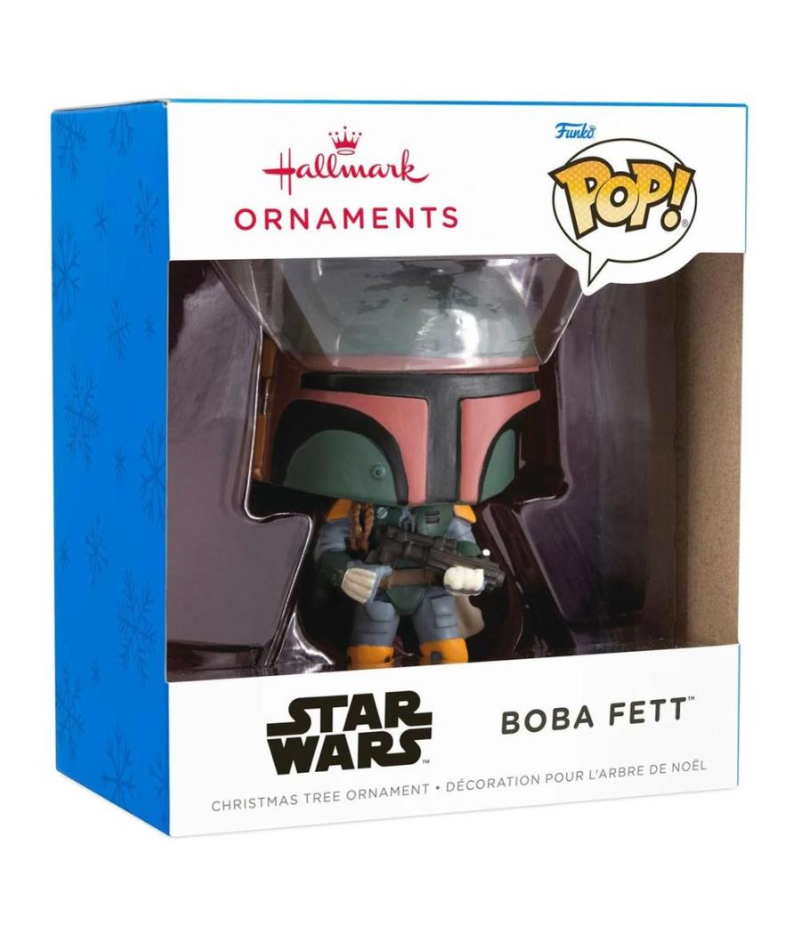 Adorno de navidad funko star wars boba fett figura de resina