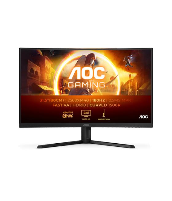 AOC G4 CQ32G4VE pantalla para PC 81,3 cm (32") 2560 x 1440 Pixeles Quad HD LCD Negro, Gris