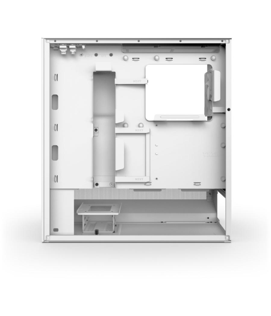 Caja nzxt h5 flow (2024) white rgb cc-h52fw-r1