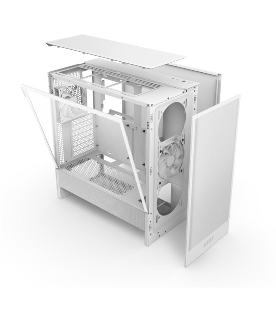 Caja nzxt h5 flow (2024) white cc-h52fw-01