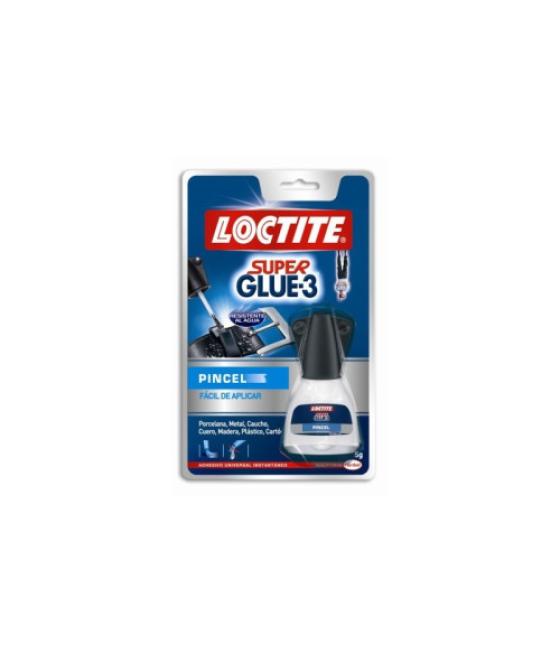 Adhesivo instantaneo superglue3 brush 5gr loctite 2640969