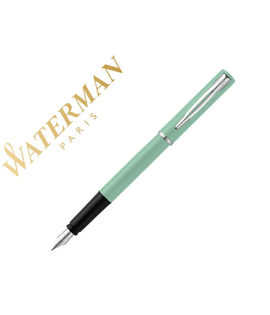 Pluma waterman allure pastel verde plumin f