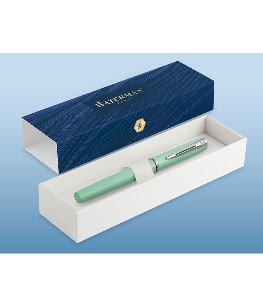 Pluma waterman allure pastel verde plumin f