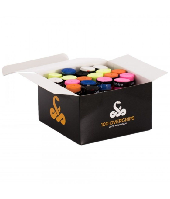 Caja de 100 overgrips vibor-a/ colores surtidos