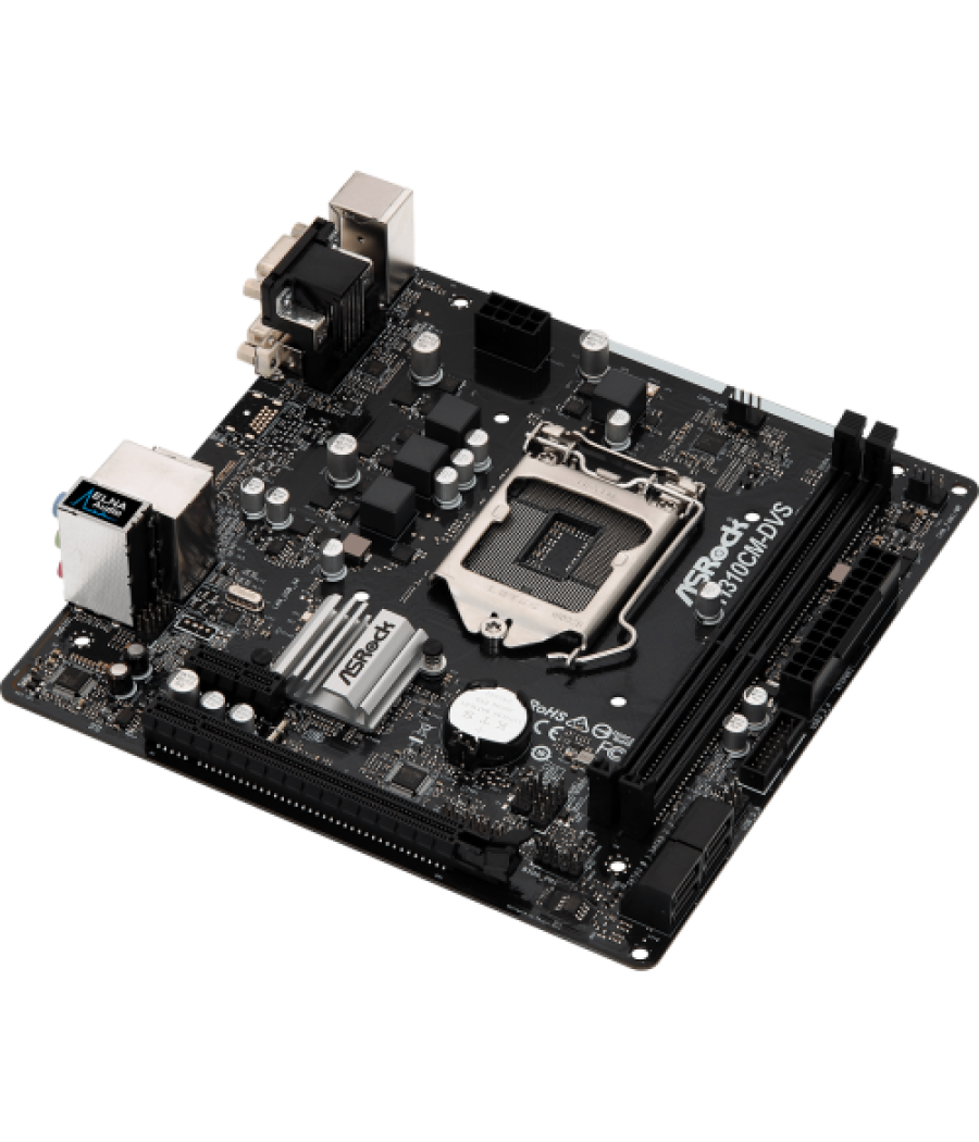 Asrock h310cm-dvs intel® h310 lga 1151 (zócalo h4) micro atx