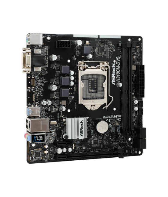 Asrock h310cm-dvs intel® h310 lga 1151 (zócalo h4) micro atx