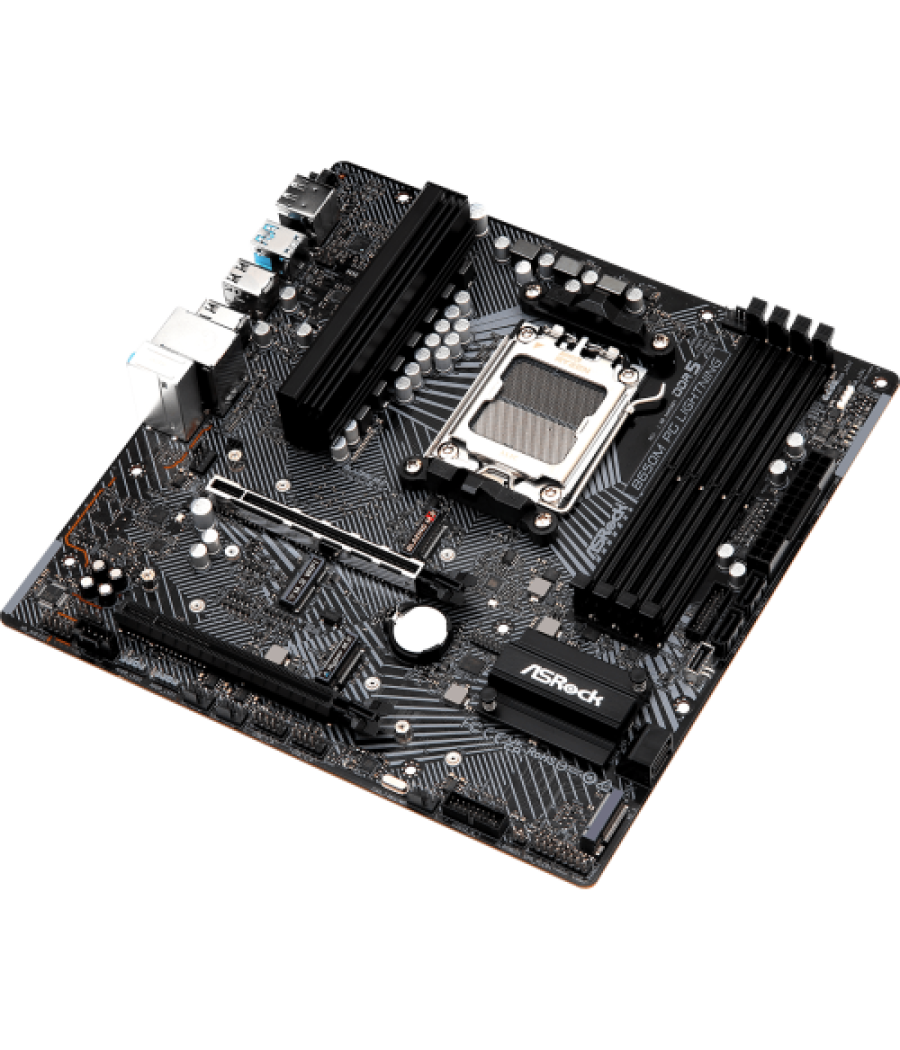 Asrock b650m pg lightning amd b650 zócalo am5 micro atx